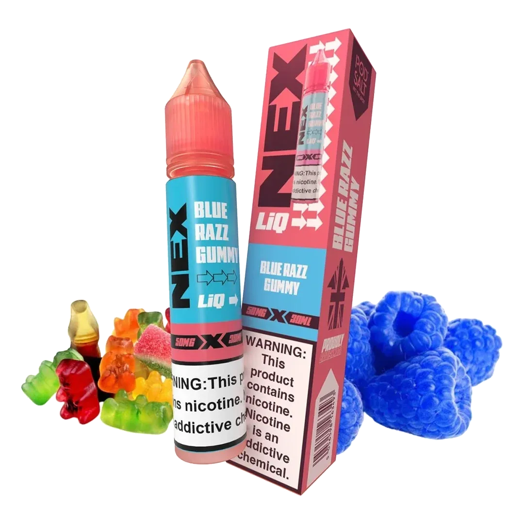 سالت نیکوتین پادسالت پاستیل تمشک آبی | PodSalt Blue Razz Gummy