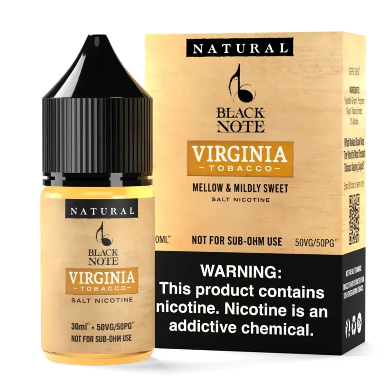 سالت بلک نوت تنباکو ویرجینیا | Black Note Virginia Tobacco