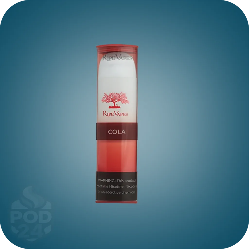 پاد یکبار مصرف Ripe Vapes Cola | طعم واقعی نوشابه شیشهای (3000 پاف)