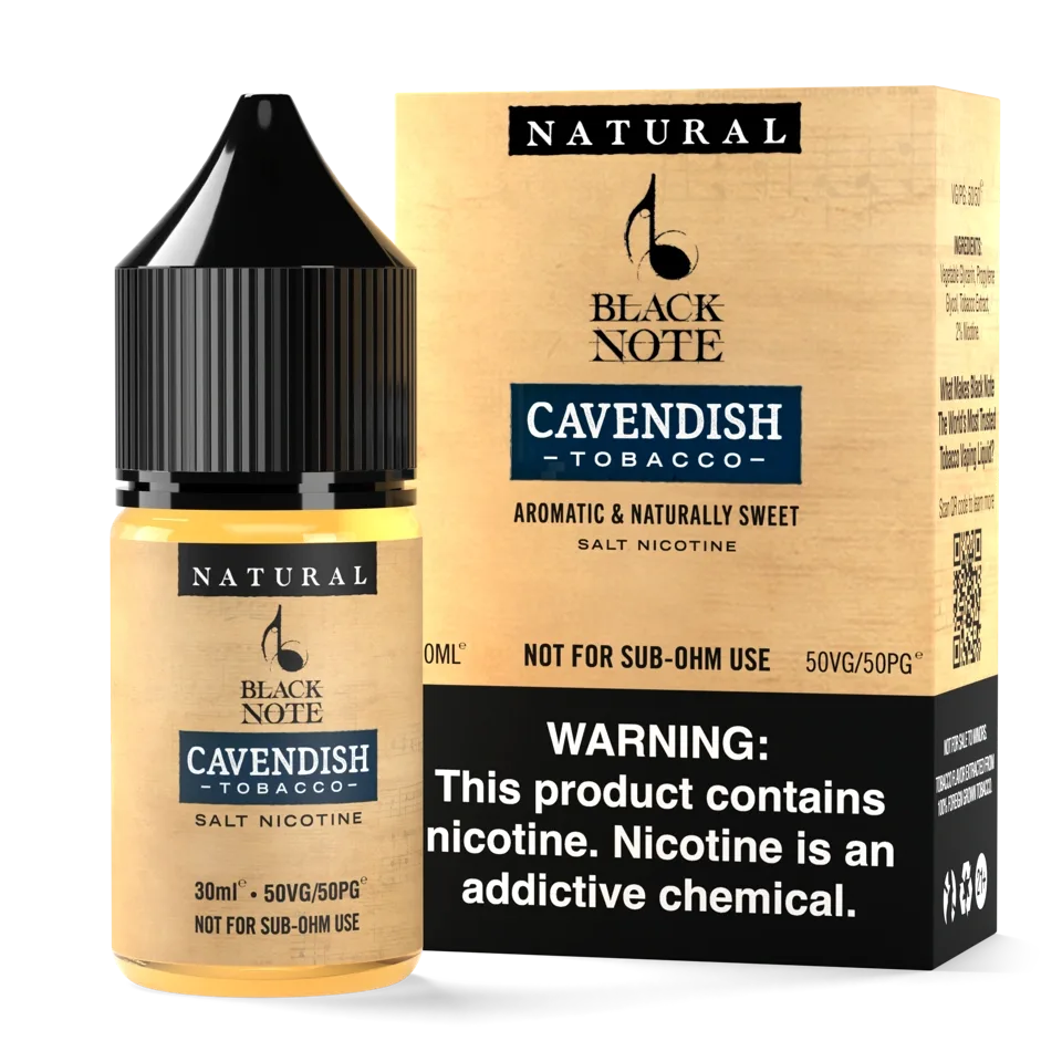 سالت بلک نوت تنباکو کاوندیش | Black Note Cavendish Tobacco