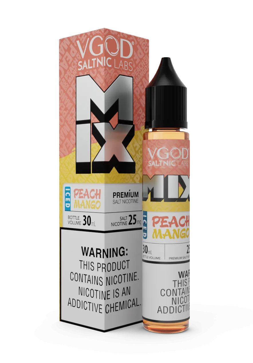 سالت ویگاد هلو انبه یخ – vgod mix peach mango