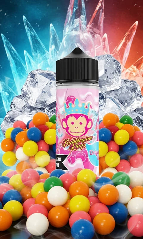جویس دکتر ویپز آدامس بادکنکی یخ Bubblegum Kings Ice 120ml