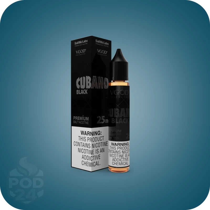 سالت نیکوتین تنباکو وانیل (کوبانو بلک) ویگاد VGOD CUBANO BLACK SALT