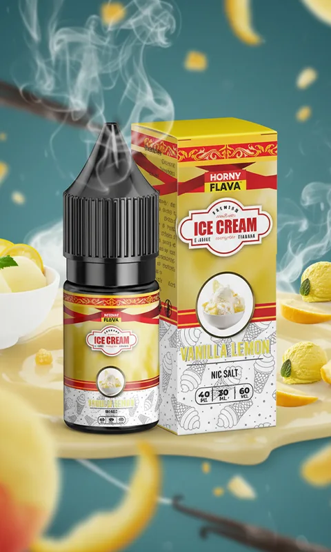 سالت نیکوتین هورنی فلاوا بستنی وانیلی لیمویی