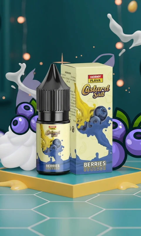 سالت نیکوتین هورنی فلاوا بلوبری کاستارد