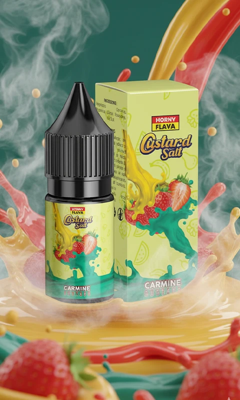سالت نیکوتین هورنی فلاوا توت‌فرنگی کاستارد