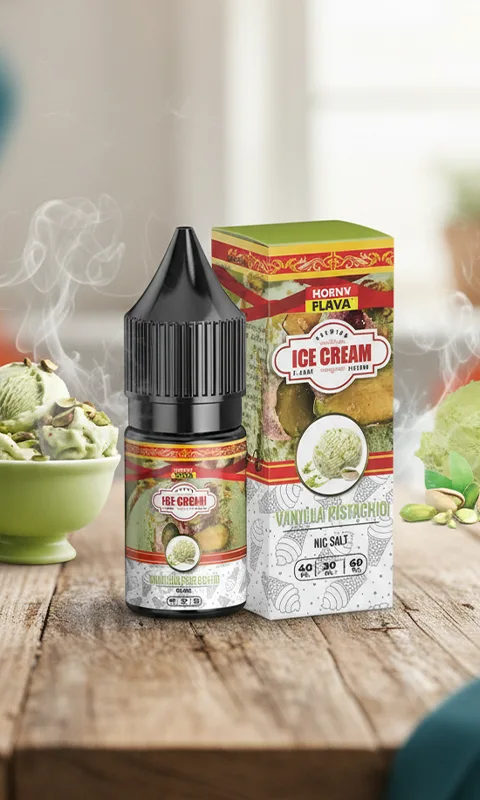 سالت نیکوتین هورنی فلاوا بستنی وانیلی پسته‌ای