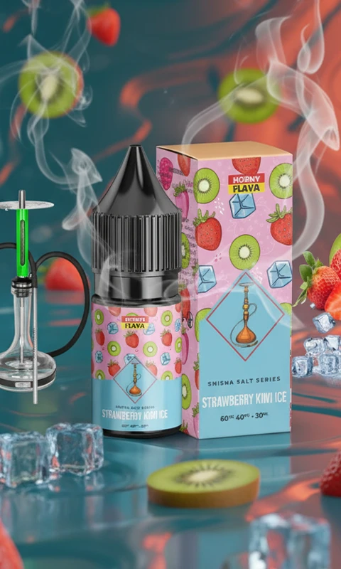 سالت نیکوتین هورنی فلاوا قلیان توت‌فرنگی کیوی یخ