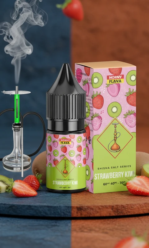 سالت نیکوتین هورنی فلاوا قلیان توت‌فرنگی کیوی