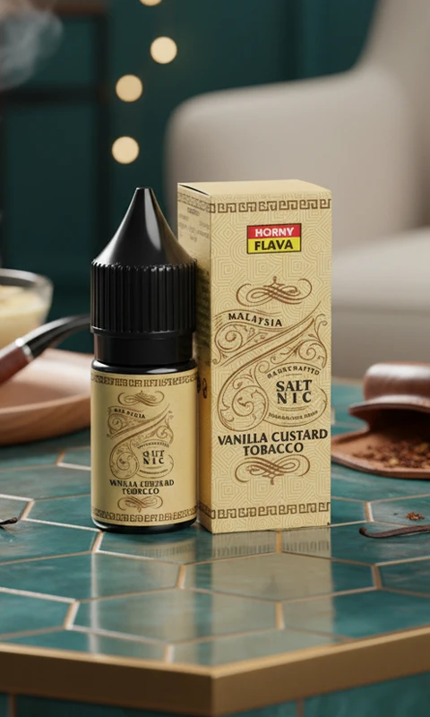 سالت نیکوتین هورنی فلاوا تنباکو وانیل کاستارد