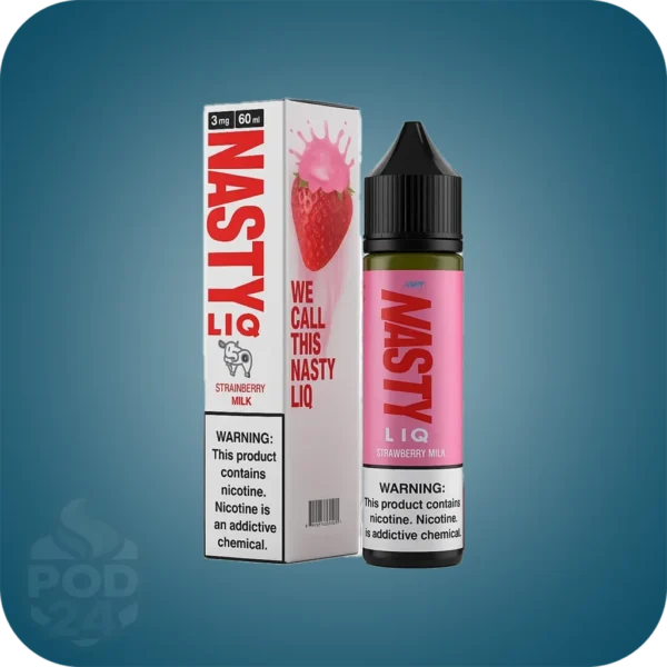 جویس شیر توت فرنگی نستی | Nasty Juice Strawberry Milk