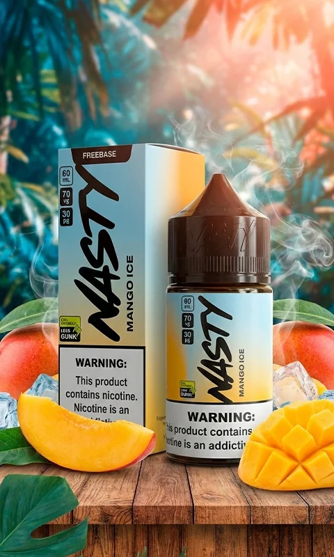 خرید جویس نستی انبه یخ جویس نستی کاشمن انبه Nasty Juice Cush Man Mango Ice