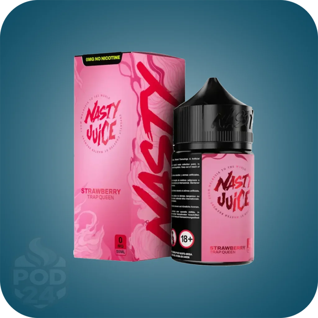 جویس نستی توت فرنگی ترپ کوئین | Nasty Juice Trap Queen 🍓👑