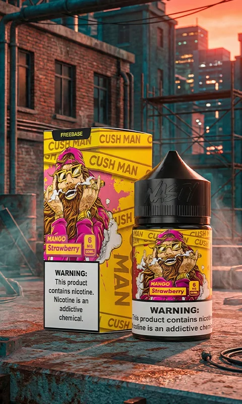 خرید جویس نستی انبه توت فرنگی جویس نستی انبه توت فرنگی Nasty Juice Cush Man Mango Strawberry