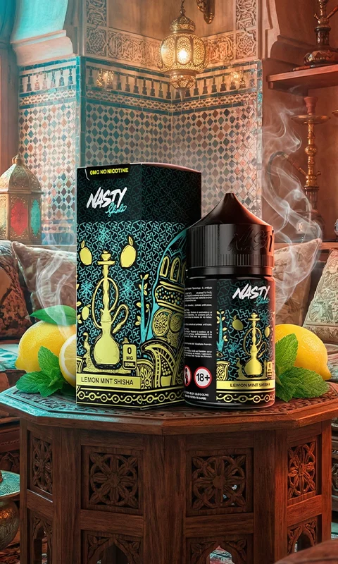 خرید جویس نستی لیمو نعنا جویس نستی لیمو نعنا Nasty Juice Lemon Mint Shisha