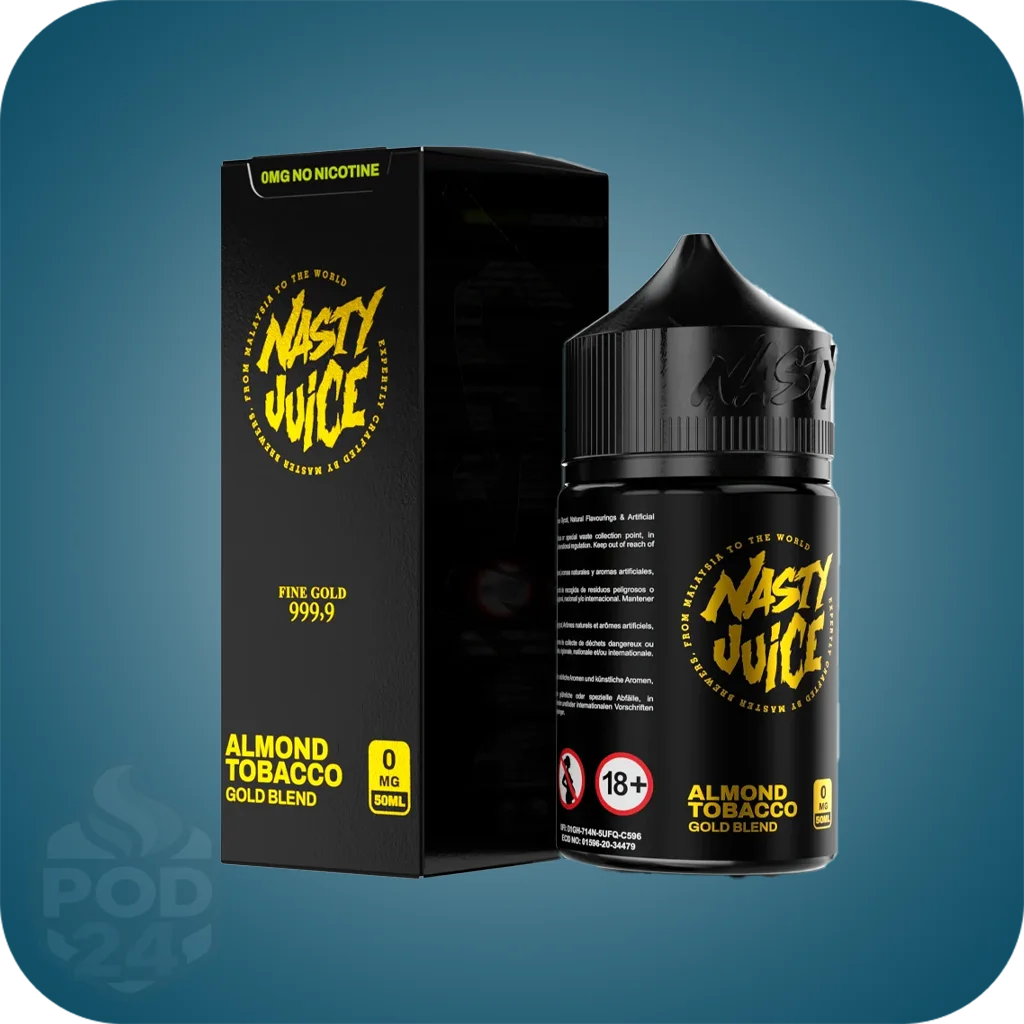 جویس نستی گلد بلند (تنباکو بادام) | Nasty Gold Blend 🍂🥇 | لوکس و ملایم
