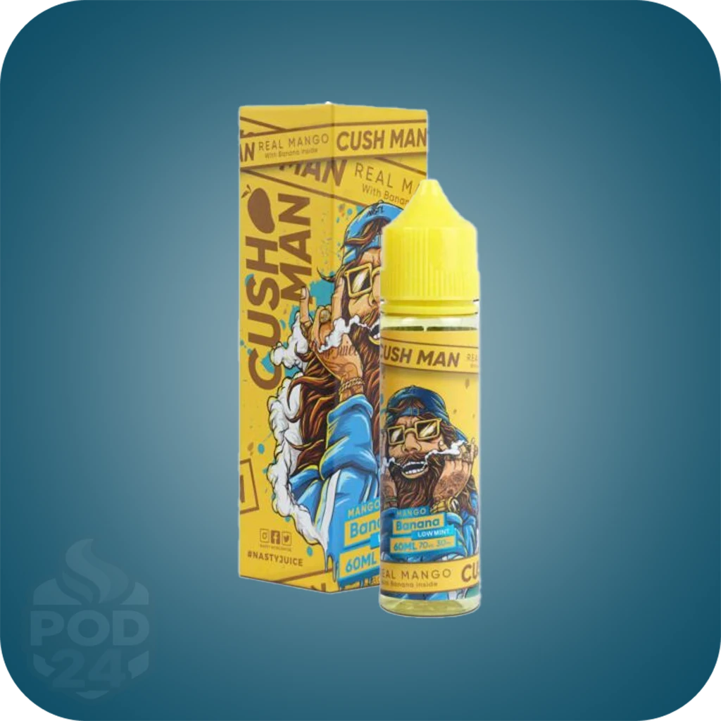 جویس نستی کاشمن انبه موز | Nasty Juice Cush Man Mango Banana