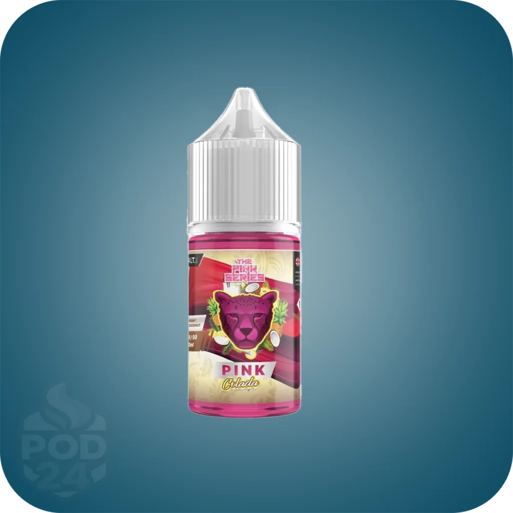 سالت دکتر ویپز Pink Colada | طعم آناناس، نارگیل و انگور فرنگی