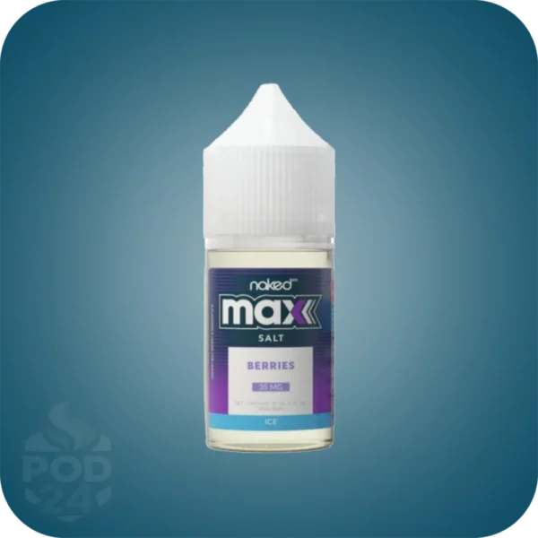 سالت نیکد مکس بریز آیس (بلوبری تمشک) | Naked Max Berries Ice