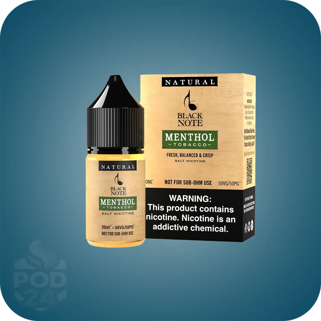 سالت بلک نوت تنباکو نعنا | Black Note Menthol Tobacco