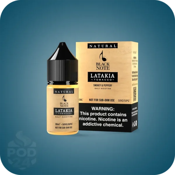 سالت بلک نوت لاتاکیا (تنباکو دودی) | Black Note Latakia