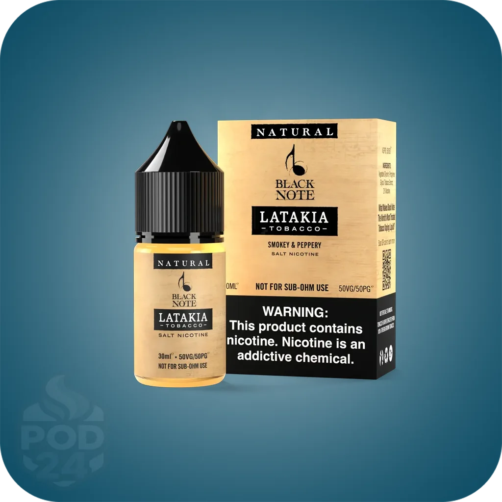 سالت بلک نوت لاتاکیا (تنباکو دودی) | Black Note Latakia