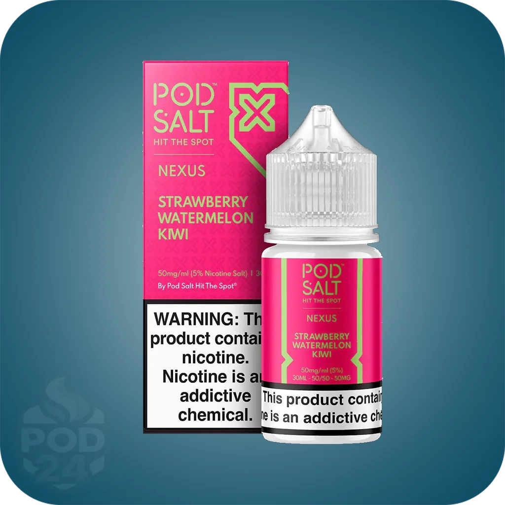 سالت نیکوتین پادسالت توت فرنگی هندوانه کیوی | Strawberry Watermelon Kiwi