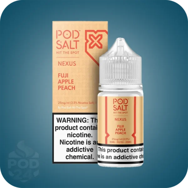 سالت نیکوتین پادسالت سیب هلو | PodSalt Fuji Apple Peach