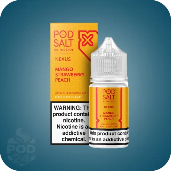 سالت نیکوتین پادسالت توت فرنگی هلو انبه | Strawberry Peach Mango