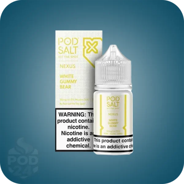 سالت نیکوتین پادسالت پاستیل آناناس | PodSalt White Gummy Bear