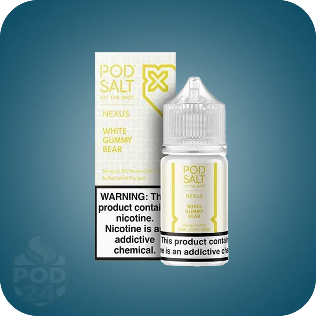 سالت نیکوتین پادسالت پاستیل آناناس | PodSalt White Gummy Bear