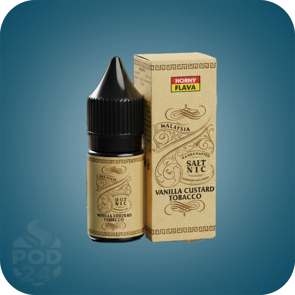 سالت هورنی فلاوا تنباکو وانیل کاستارد | Vanilla Custard Tobacco