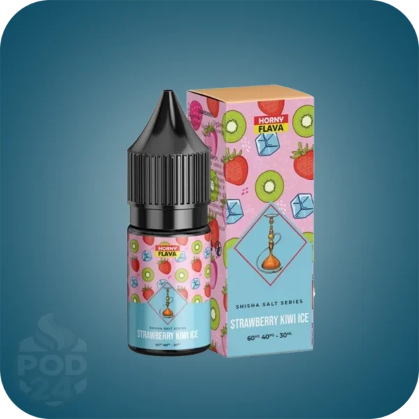 سالت هورنی فلاوا قلیان توت فرنگی کیوی یخ | Shisha Strawberry Kiwi Ice