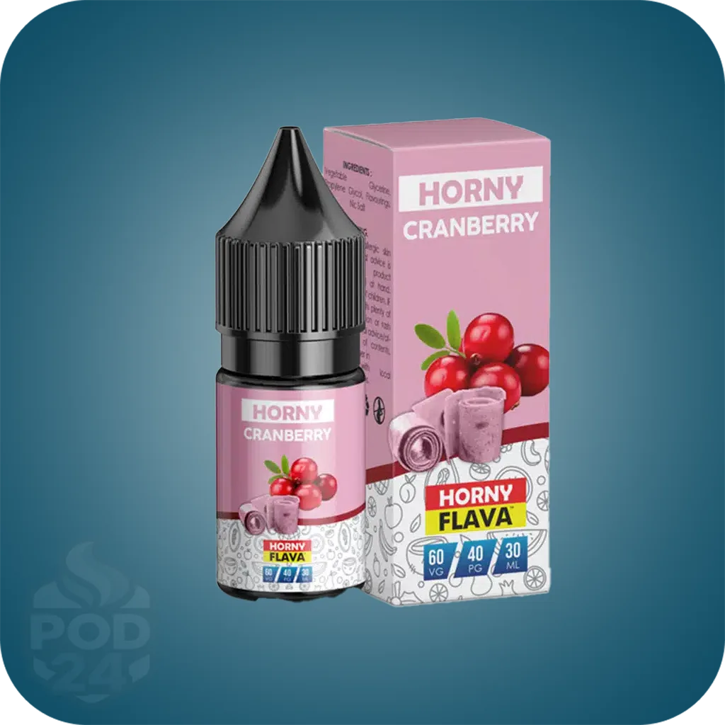 سالت هورنی فلاوا لواشک زغال اخته | Horny Flava Cranberry Leather