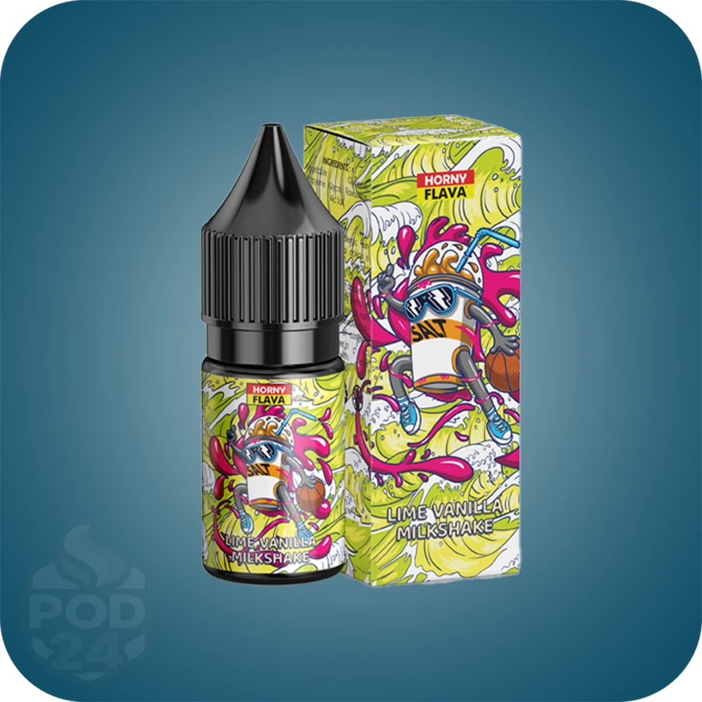 سالت هورنی فلاوا میلک شیک لیمو وانیل | Lime Vanilla Milkshake
