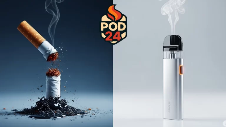 مقایسه سیگار و قطران با دستگاه پاد در Pod24.ir