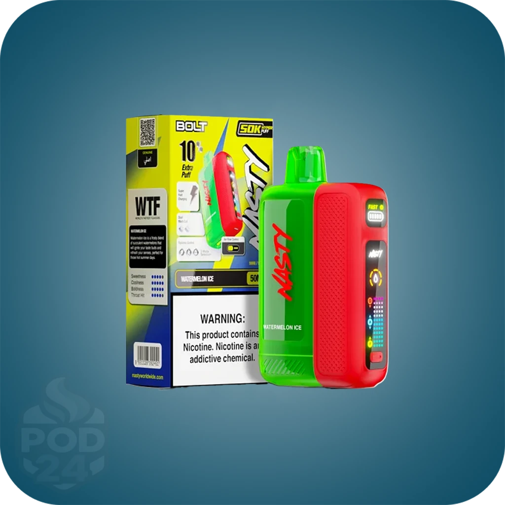 پاد یکبارمصرف نستی 50000 پاف | Nasty Bar 50K Puffs