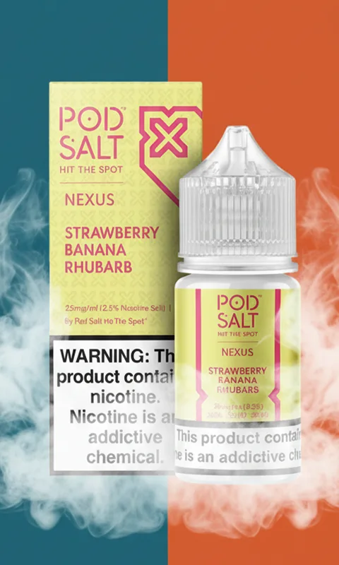 سالت نیکوتین پادسالت توت‌فرنگی موز ریواس