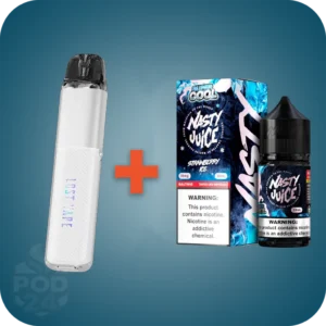 پکیج ویپینگ بانوان | پاد ظریف اورسا نانو ایر + سالت توت‌فرنگی یخ