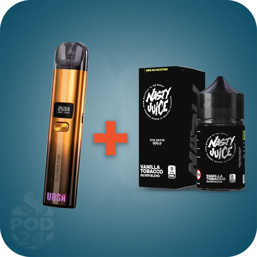 پکیج فولست اورسا نانو پرو + سالت نستی سیلور + کارتریج اضافه