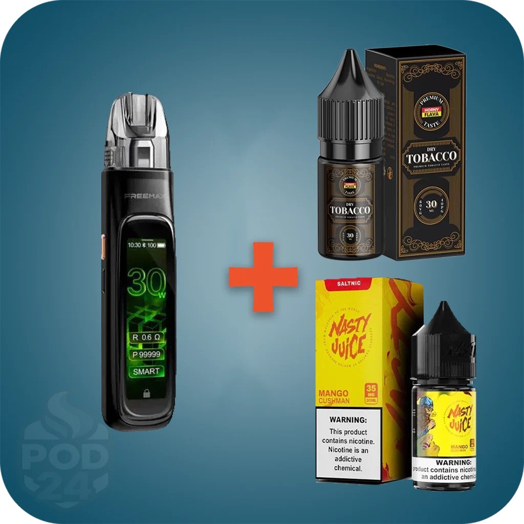 پکیج طلایی فریمکس | دستگاه هوشمند + ۲ سالت + کارتریج